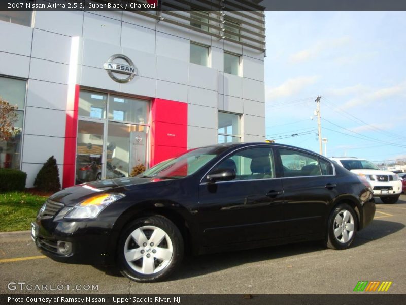 Super Black / Charcoal 2007 Nissan Altima 2.5 S