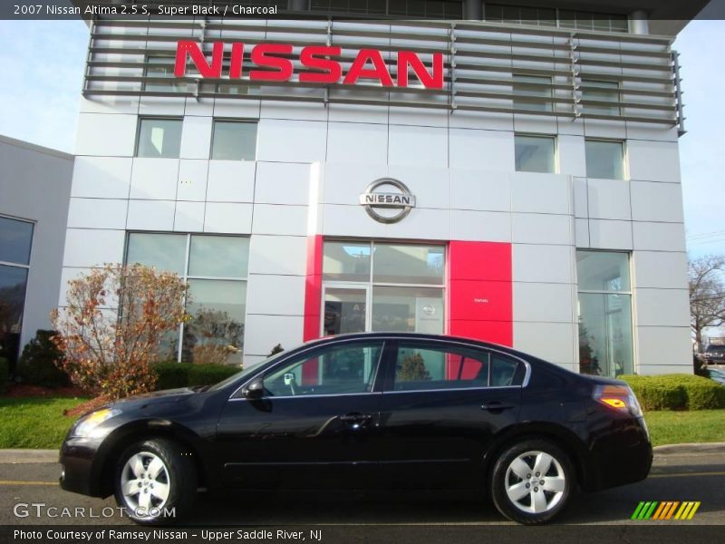 Super Black / Charcoal 2007 Nissan Altima 2.5 S