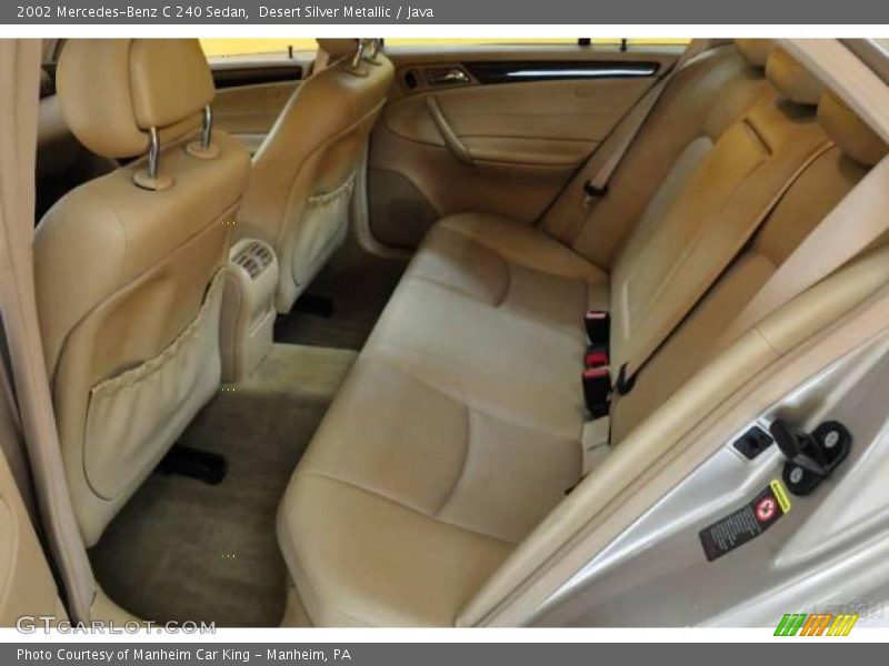Desert Silver Metallic / Java 2002 Mercedes-Benz C 240 Sedan
