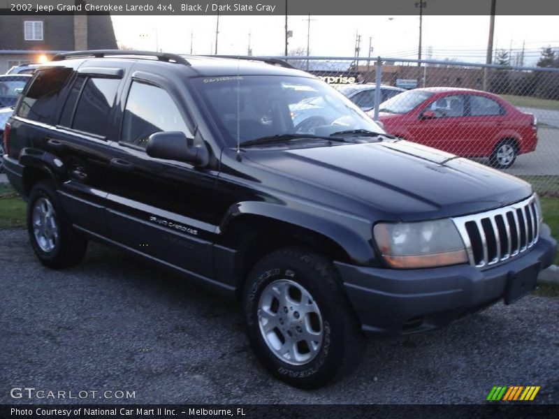 Black / Dark Slate Gray 2002 Jeep Grand Cherokee Laredo 4x4
