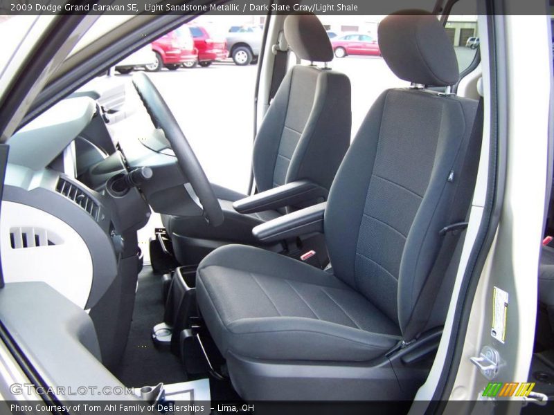 Light Sandstone Metallic / Dark Slate Gray/Light Shale 2009 Dodge Grand Caravan SE