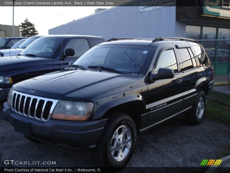 Black / Dark Slate Gray 2002 Jeep Grand Cherokee Laredo 4x4