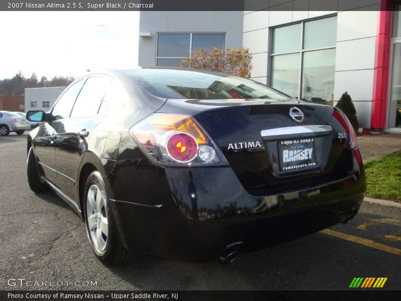 Super Black / Charcoal 2007 Nissan Altima 2.5 S