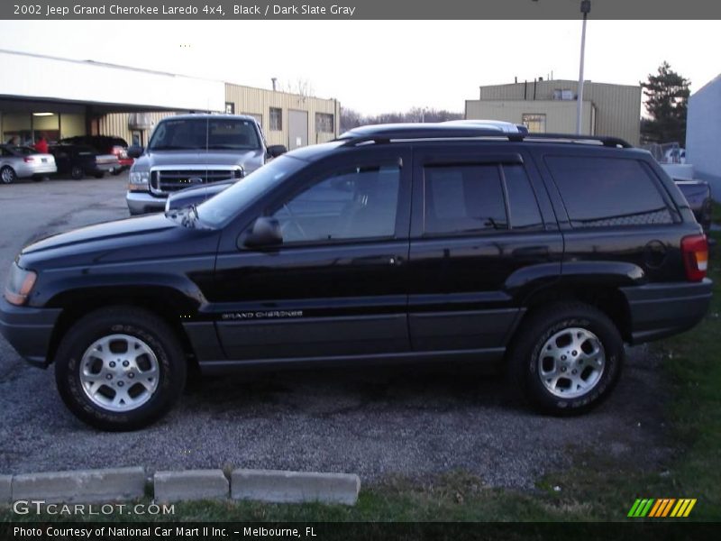 Black / Dark Slate Gray 2002 Jeep Grand Cherokee Laredo 4x4