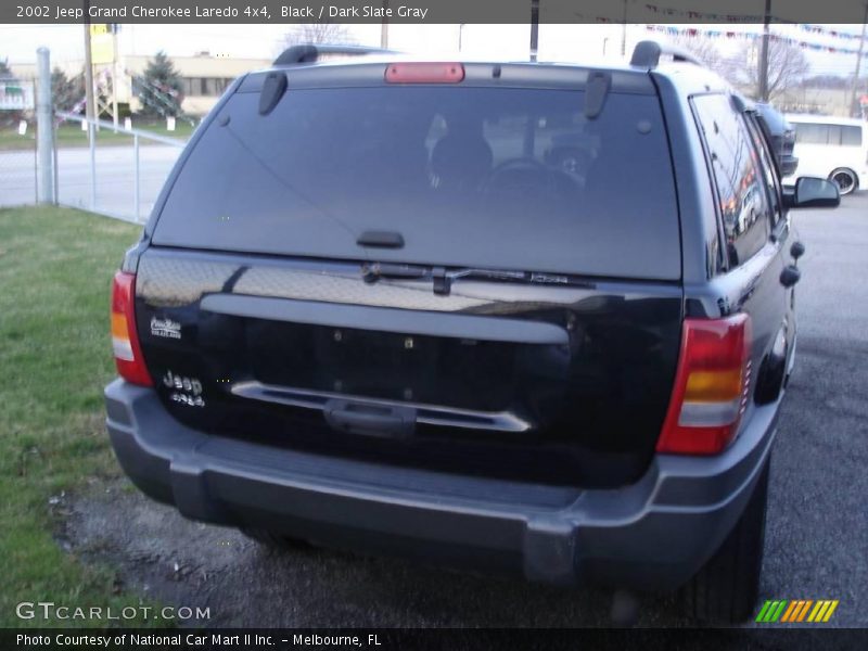 Black / Dark Slate Gray 2002 Jeep Grand Cherokee Laredo 4x4