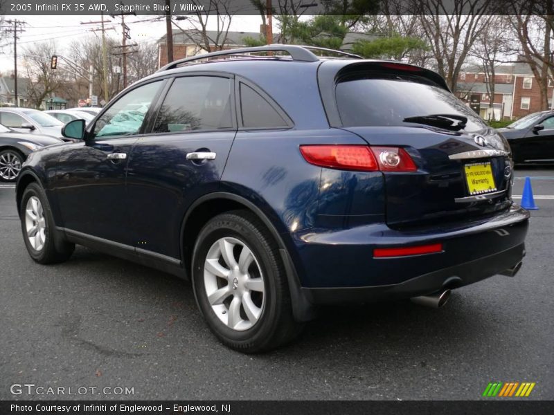 Sapphire Blue / Willow 2005 Infiniti FX 35 AWD