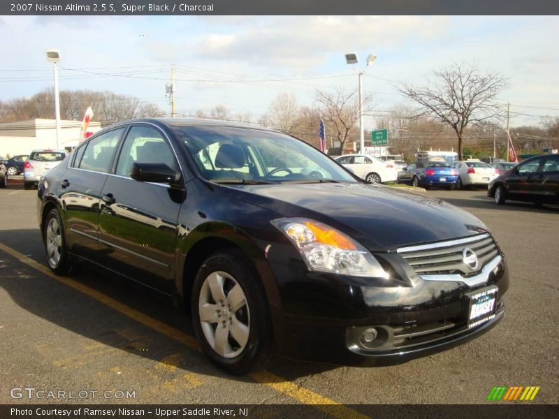 Super Black / Charcoal 2007 Nissan Altima 2.5 S
