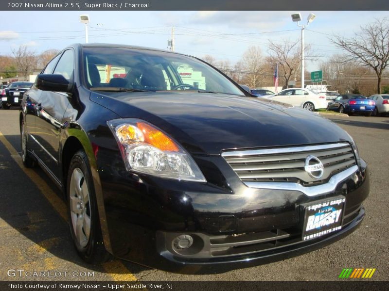 Super Black / Charcoal 2007 Nissan Altima 2.5 S