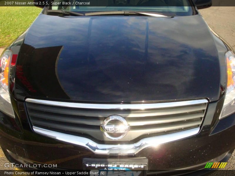 Super Black / Charcoal 2007 Nissan Altima 2.5 S
