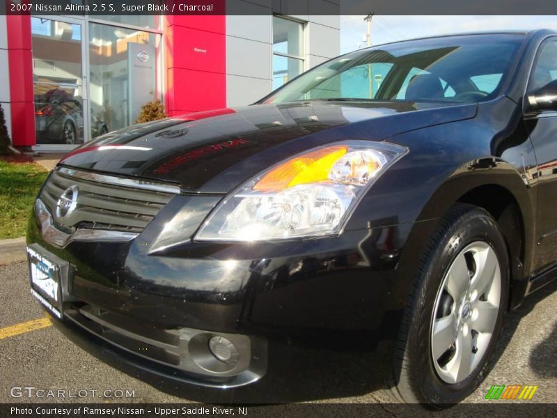 Super Black / Charcoal 2007 Nissan Altima 2.5 S