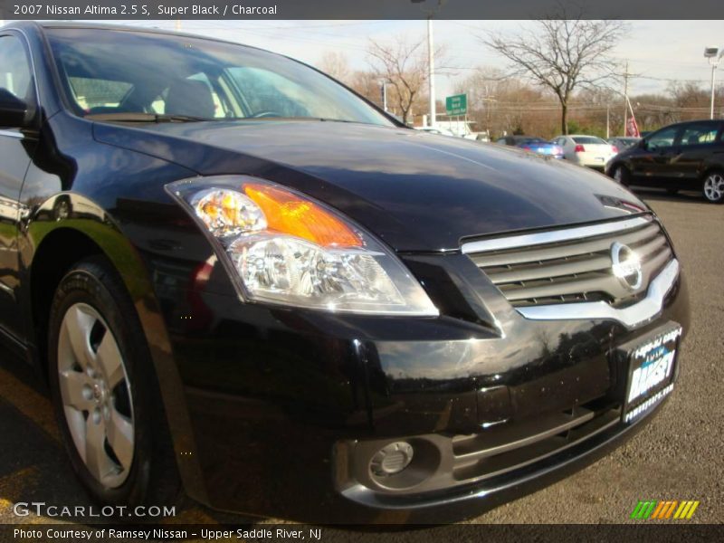 Super Black / Charcoal 2007 Nissan Altima 2.5 S
