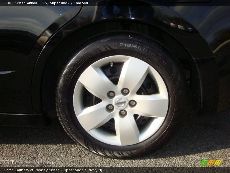 Super Black / Charcoal 2007 Nissan Altima 2.5 S