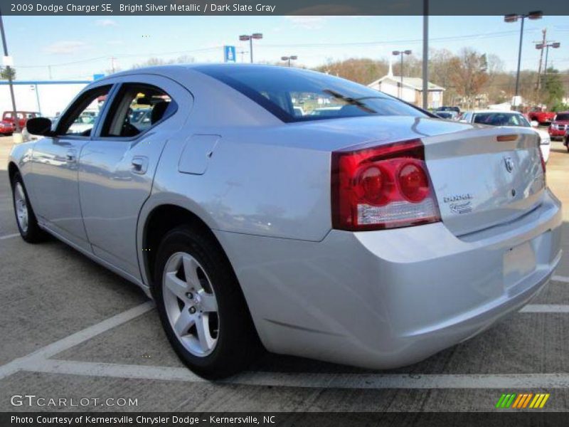 Bright Silver Metallic / Dark Slate Gray 2009 Dodge Charger SE