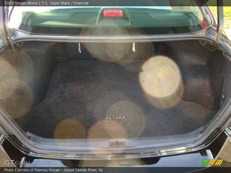 Super Black / Charcoal 2007 Nissan Altima 2.5 S