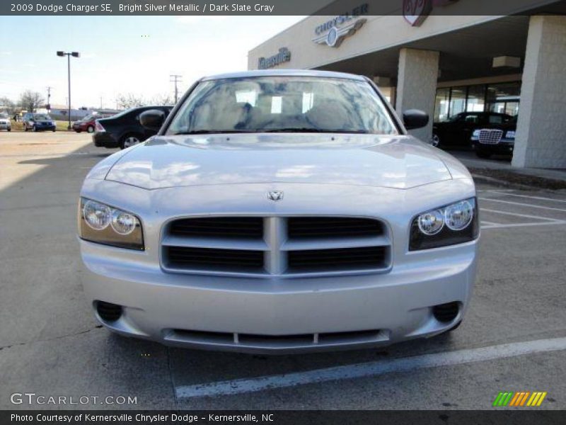Bright Silver Metallic / Dark Slate Gray 2009 Dodge Charger SE