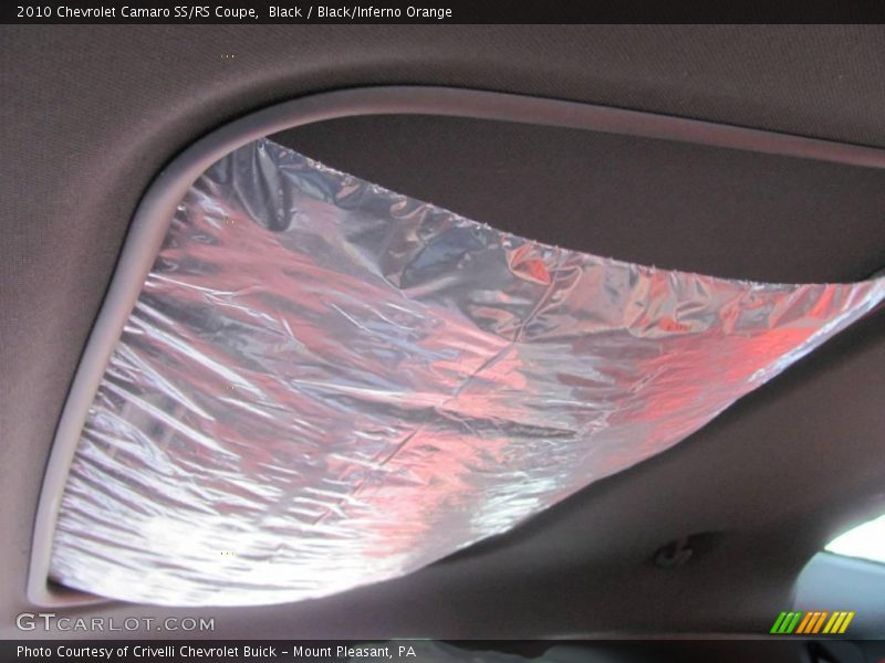 Black / Black/Inferno Orange 2010 Chevrolet Camaro SS/RS Coupe