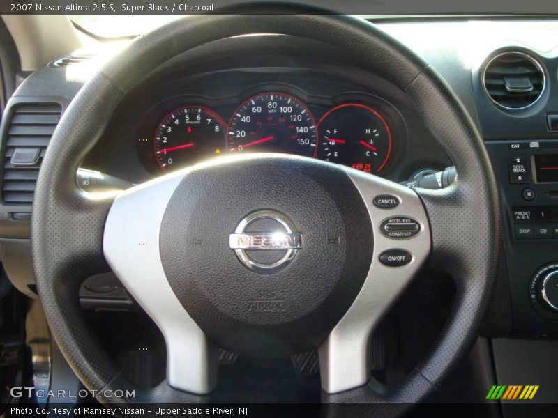 Super Black / Charcoal 2007 Nissan Altima 2.5 S