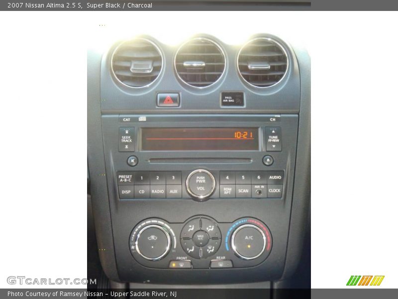 Super Black / Charcoal 2007 Nissan Altima 2.5 S