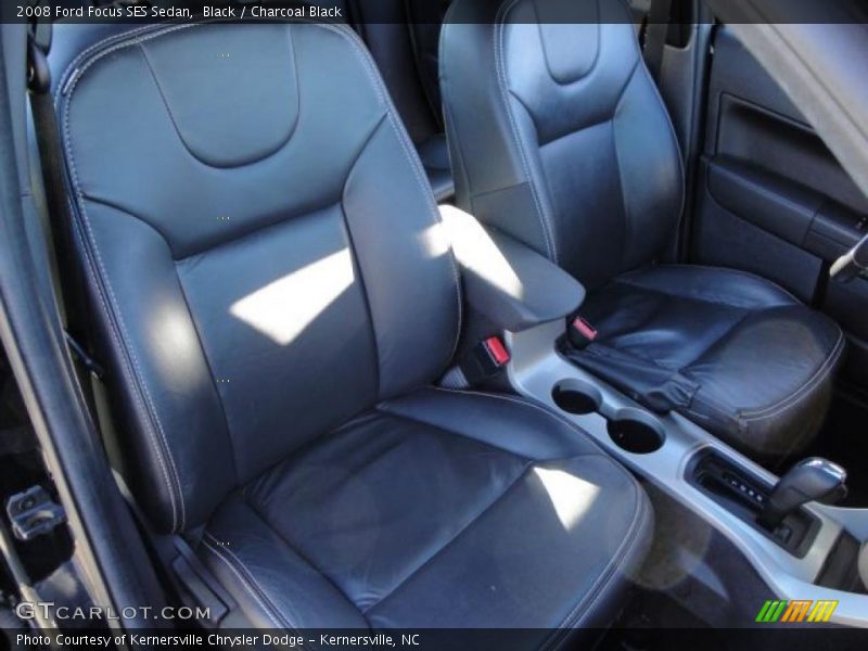 Black / Charcoal Black 2008 Ford Focus SES Sedan