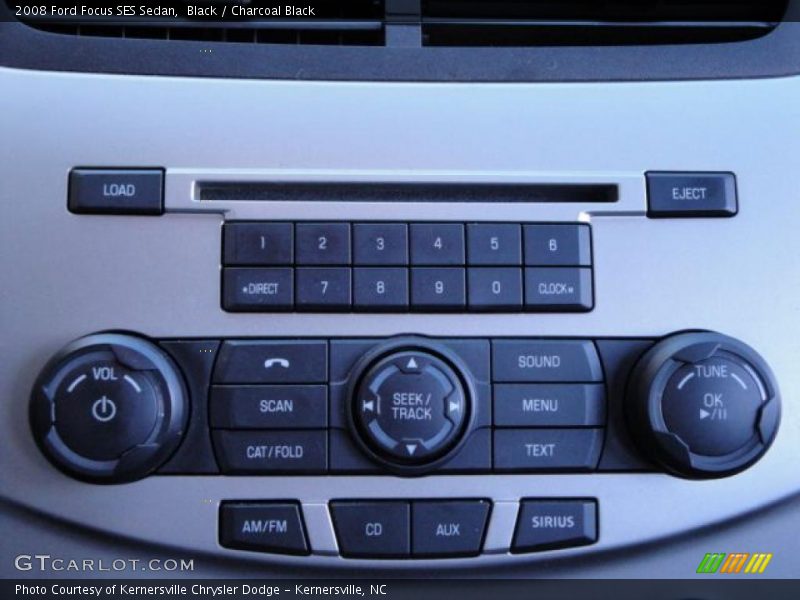Black / Charcoal Black 2008 Ford Focus SES Sedan