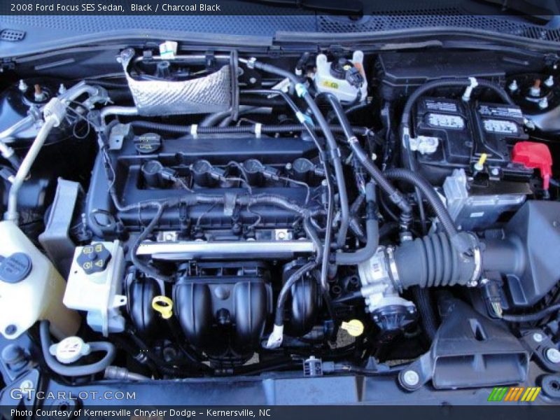Black / Charcoal Black 2008 Ford Focus SES Sedan