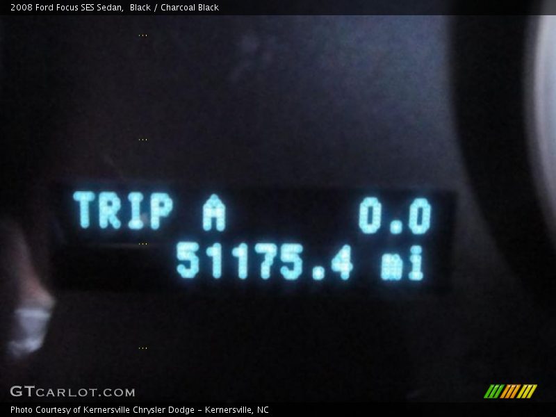 Black / Charcoal Black 2008 Ford Focus SES Sedan