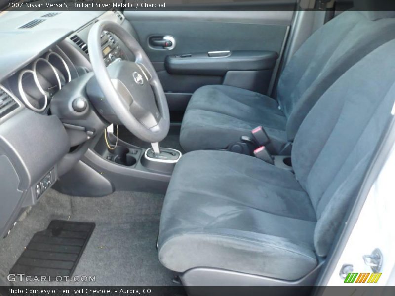 Brilliant Silver Metallic / Charcoal 2007 Nissan Versa S