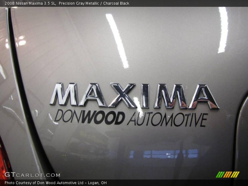 Precision Gray Metallic / Charcoal Black 2008 Nissan Maxima 3.5 SL