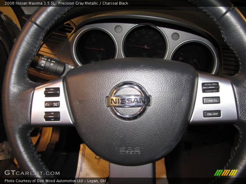 Precision Gray Metallic / Charcoal Black 2008 Nissan Maxima 3.5 SL