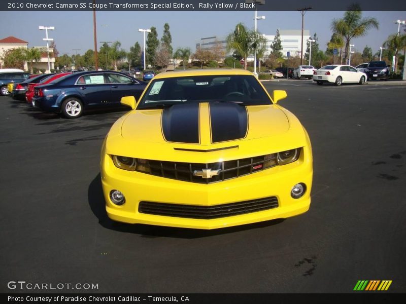 Rally Yellow / Black 2010 Chevrolet Camaro SS Coupe Transformers Special Edition