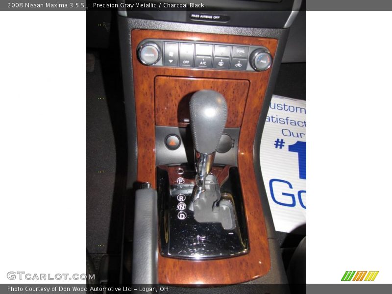 Precision Gray Metallic / Charcoal Black 2008 Nissan Maxima 3.5 SL