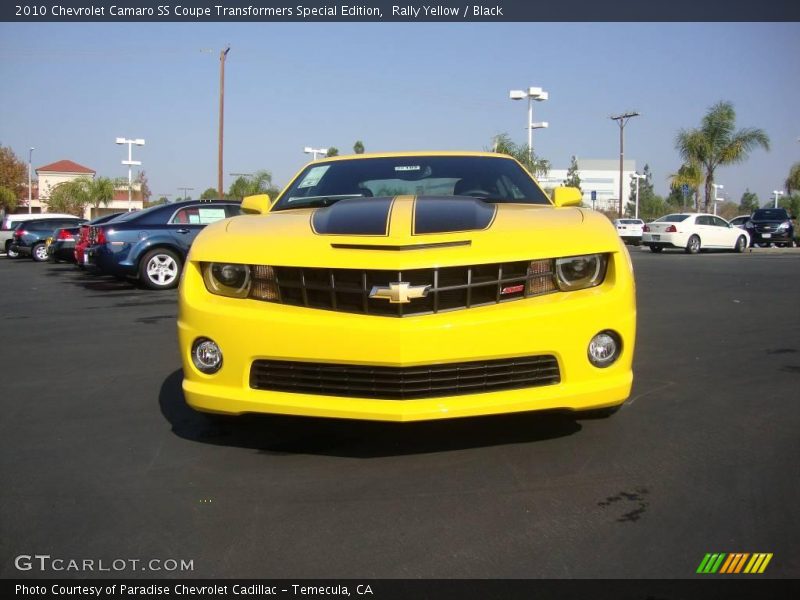 Rally Yellow / Black 2010 Chevrolet Camaro SS Coupe Transformers Special Edition