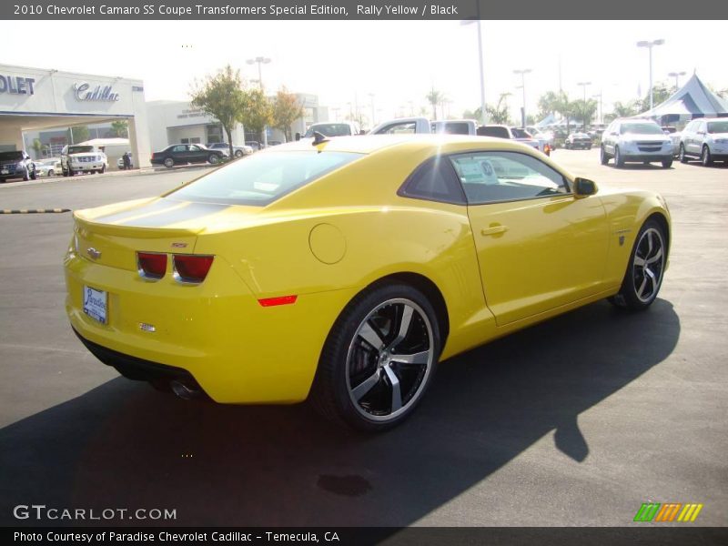 Rally Yellow / Black 2010 Chevrolet Camaro SS Coupe Transformers Special Edition