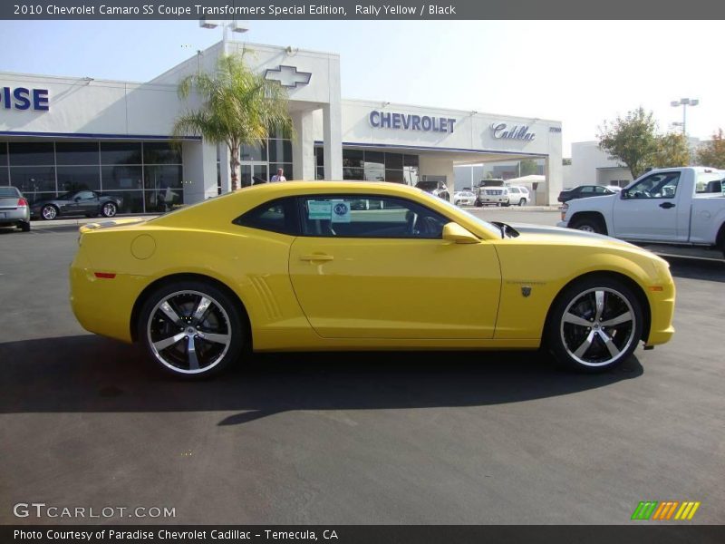 Rally Yellow / Black 2010 Chevrolet Camaro SS Coupe Transformers Special Edition