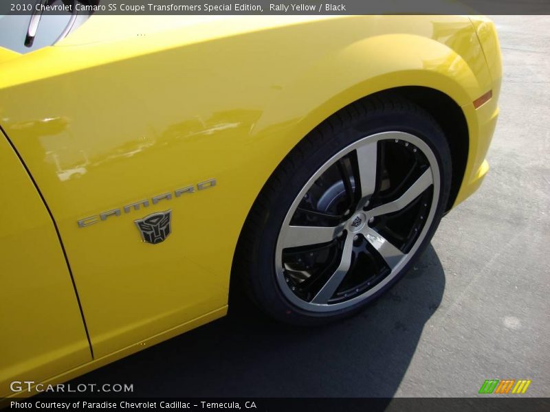 Rally Yellow / Black 2010 Chevrolet Camaro SS Coupe Transformers Special Edition