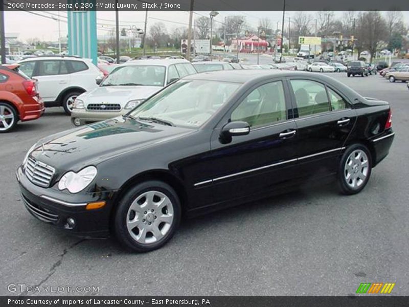Black / Stone 2006 Mercedes-Benz C 280 4Matic Luxury