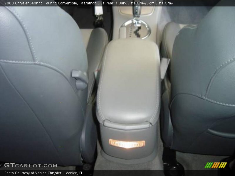 Marathon Blue Pearl / Dark Slate Gray/Light Slate Gray 2008 Chrysler Sebring Touring Convertible