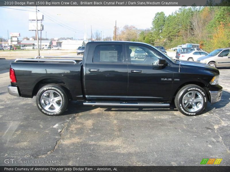 Brilliant Black Crystal Pearl / Dark Slate/Medium Graystone 2010 Dodge Ram 1500 Big Horn Crew Cab