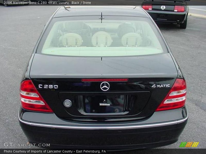 Black / Stone 2006 Mercedes-Benz C 280 4Matic Luxury