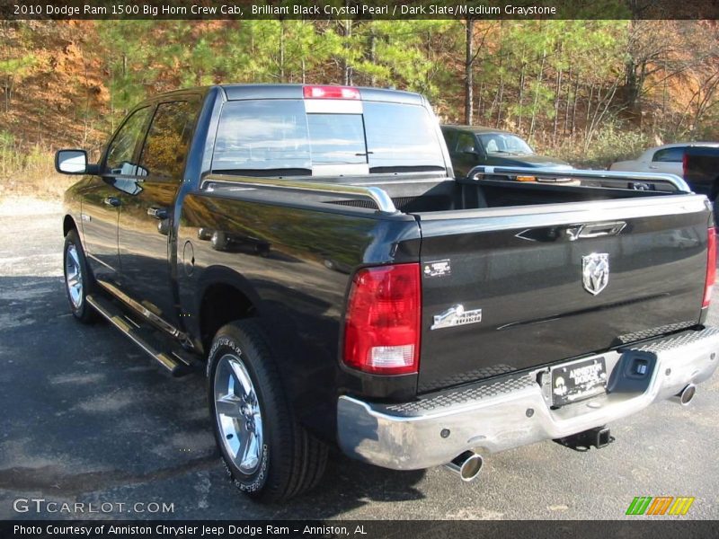 Brilliant Black Crystal Pearl / Dark Slate/Medium Graystone 2010 Dodge Ram 1500 Big Horn Crew Cab
