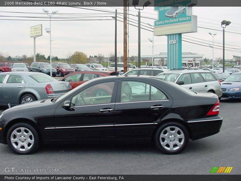 Black / Stone 2006 Mercedes-Benz C 280 4Matic Luxury
