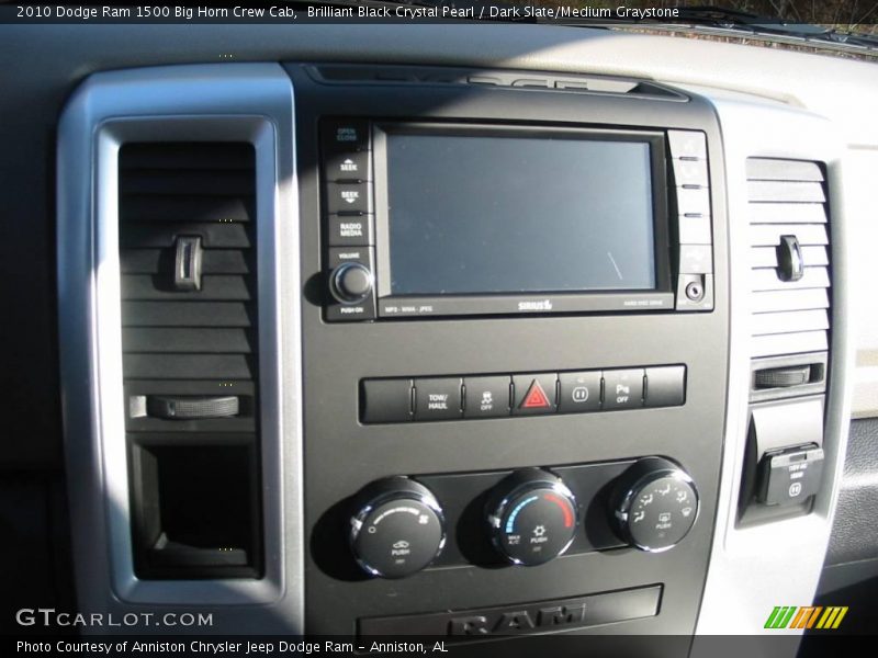 Brilliant Black Crystal Pearl / Dark Slate/Medium Graystone 2010 Dodge Ram 1500 Big Horn Crew Cab