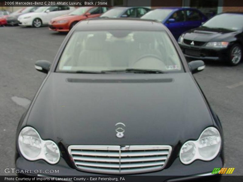 Black / Stone 2006 Mercedes-Benz C 280 4Matic Luxury