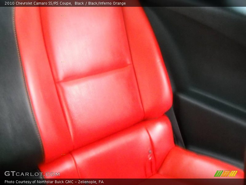 Black / Black/Inferno Orange 2010 Chevrolet Camaro SS/RS Coupe