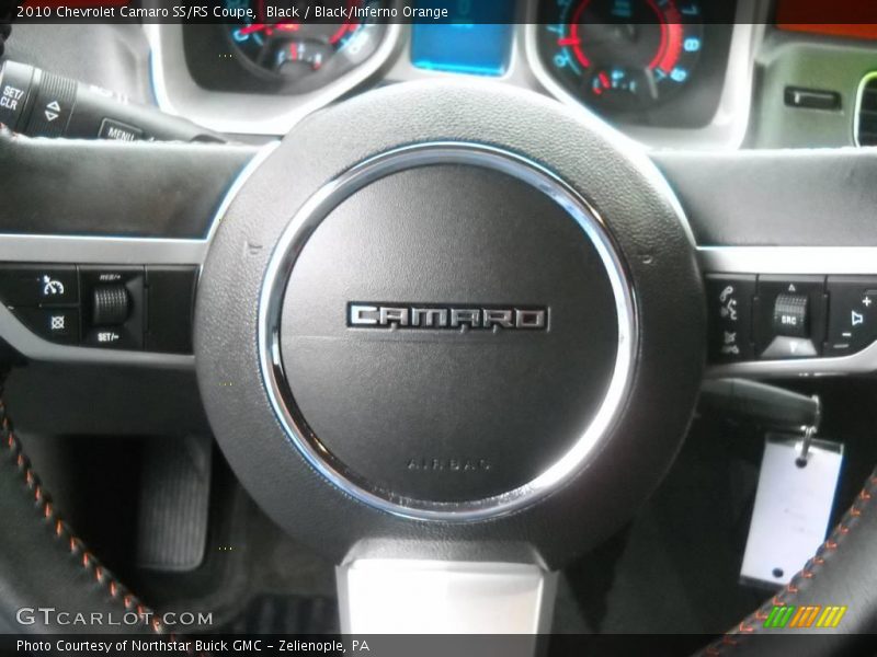 Black / Black/Inferno Orange 2010 Chevrolet Camaro SS/RS Coupe