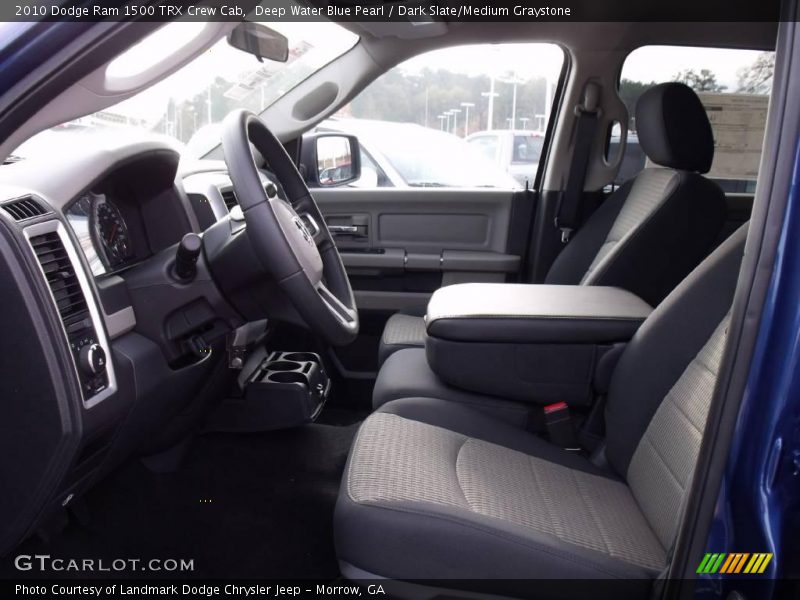 Deep Water Blue Pearl / Dark Slate/Medium Graystone 2010 Dodge Ram 1500 TRX Crew Cab