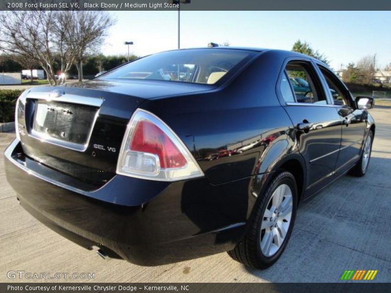 Black Ebony / Medium Light Stone 2008 Ford Fusion SEL V6
