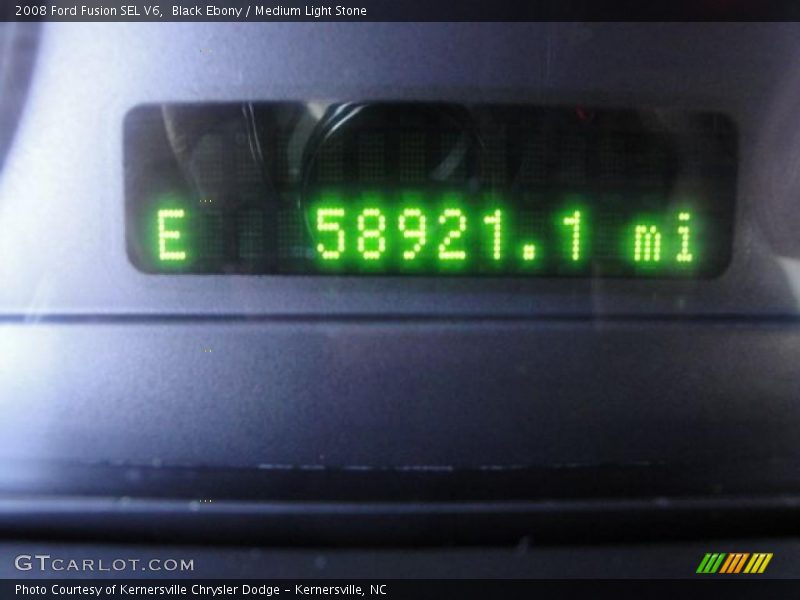 Black Ebony / Medium Light Stone 2008 Ford Fusion SEL V6