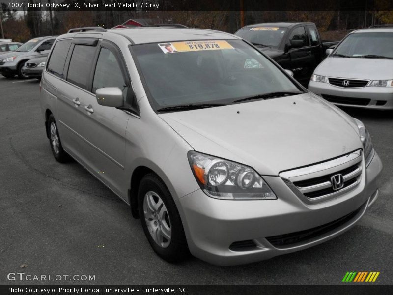 Silver Pearl Metallic / Gray 2007 Honda Odyssey EX