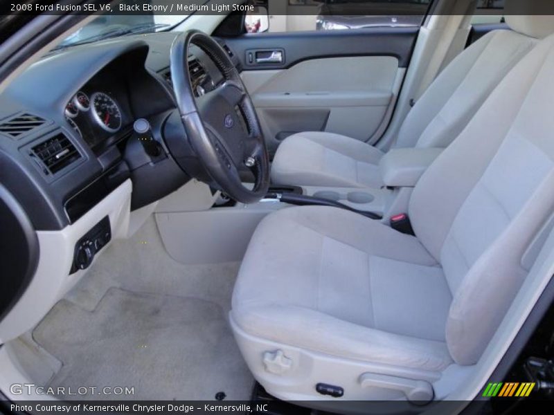 Black Ebony / Medium Light Stone 2008 Ford Fusion SEL V6
